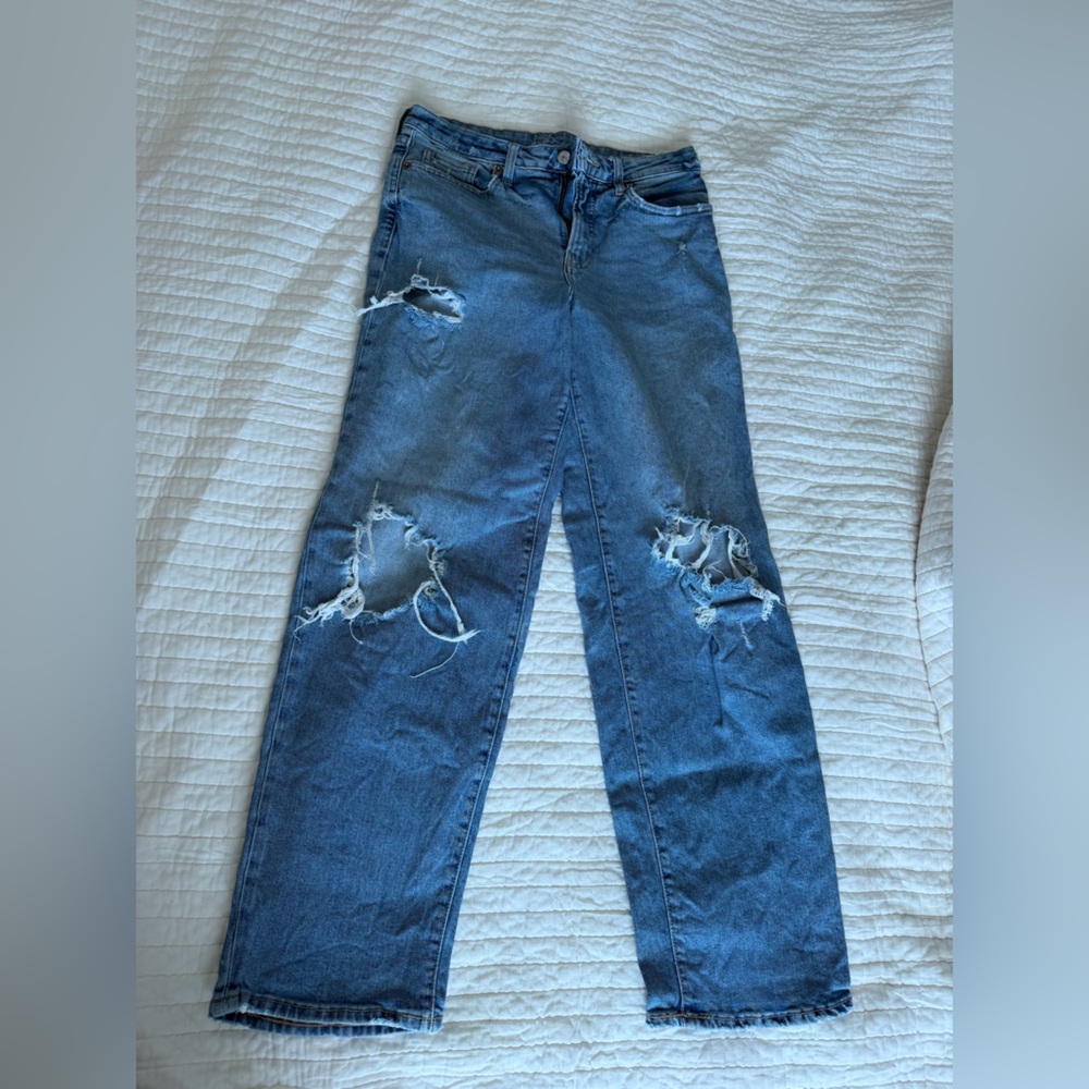 Old Navy OG Loose size 8 distressed